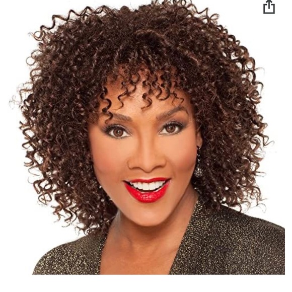 Weave Cap Collection Unit By Vivica Fox w/Spiral Curl and Shoulder Length Style - Picture 13 of 16